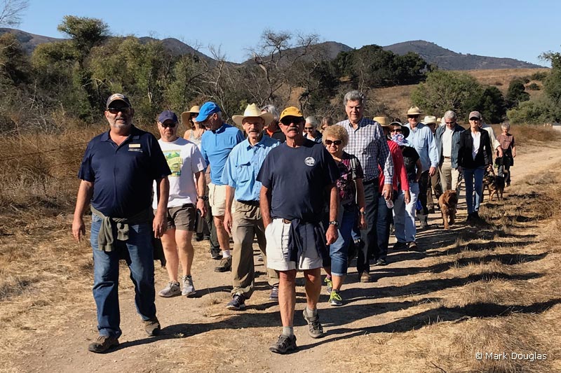 Healthy People Healthy Trails sponsored walk with Mike Imwalle to historic mission mills