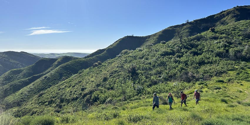 Hiking on the Gaviota coast